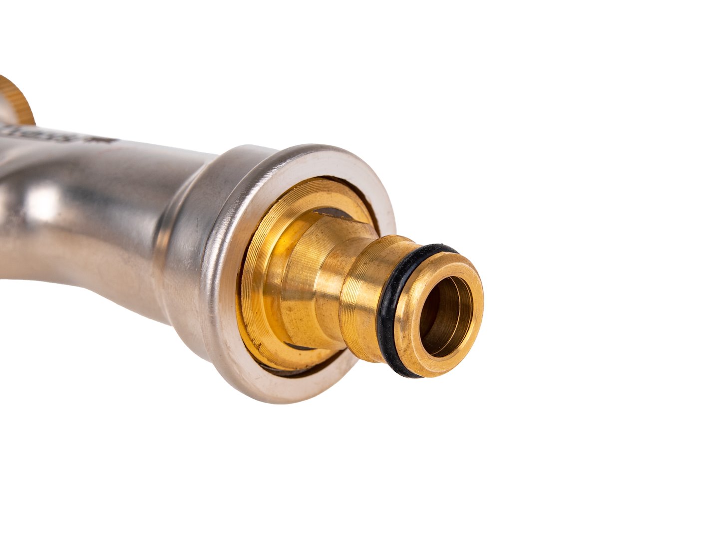 Końcówka pistoletu ogrodowego Brass-Line z mosiądzu z szybkozłączką i uszczelką
