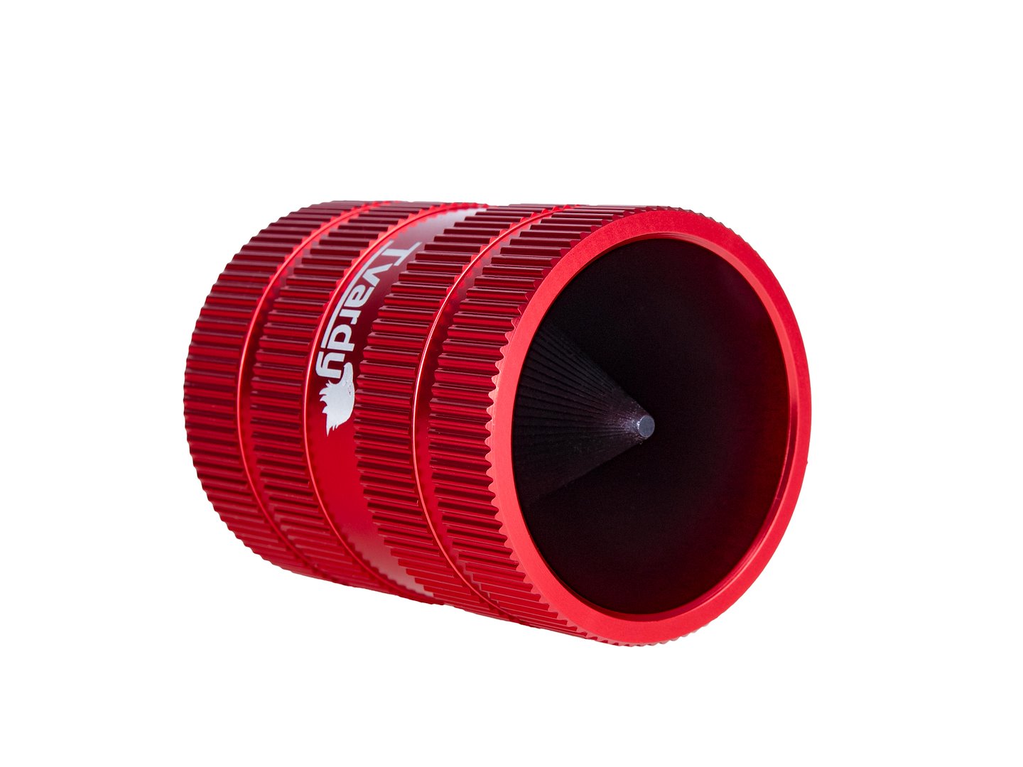 Czerwony gratownik fazownik do rur stalowych i miedzianych 6-36 mm z anodowanego aluminium