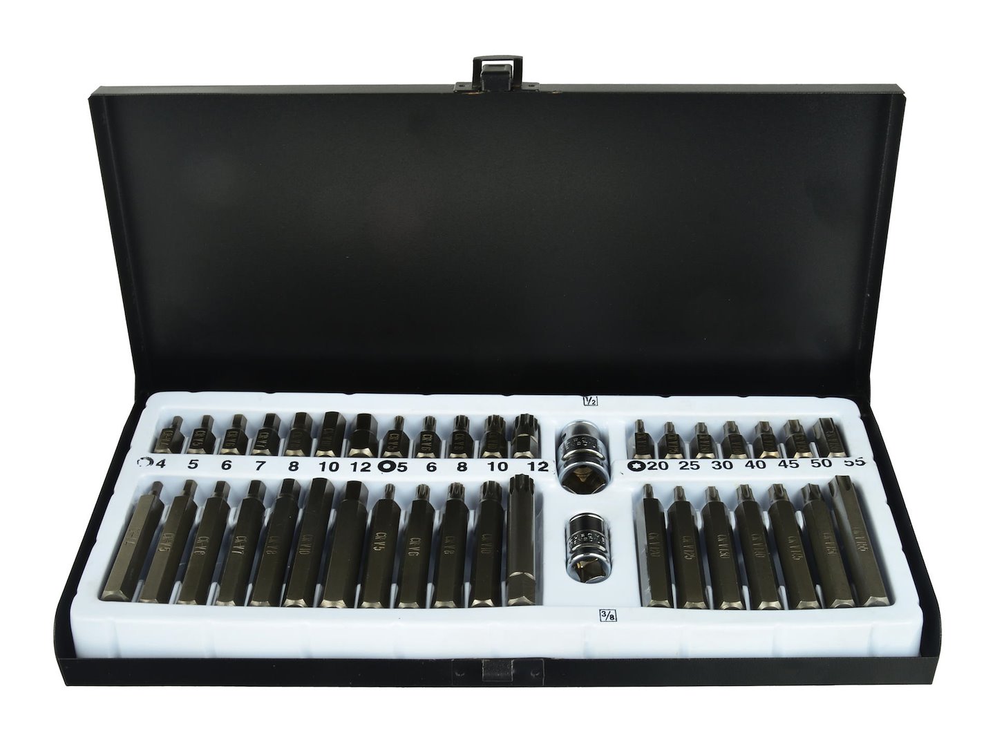 Zestaw 40 kluczy trzpieniowych TORX, SPLINE, HEX w metalowym pudełku marki Geko