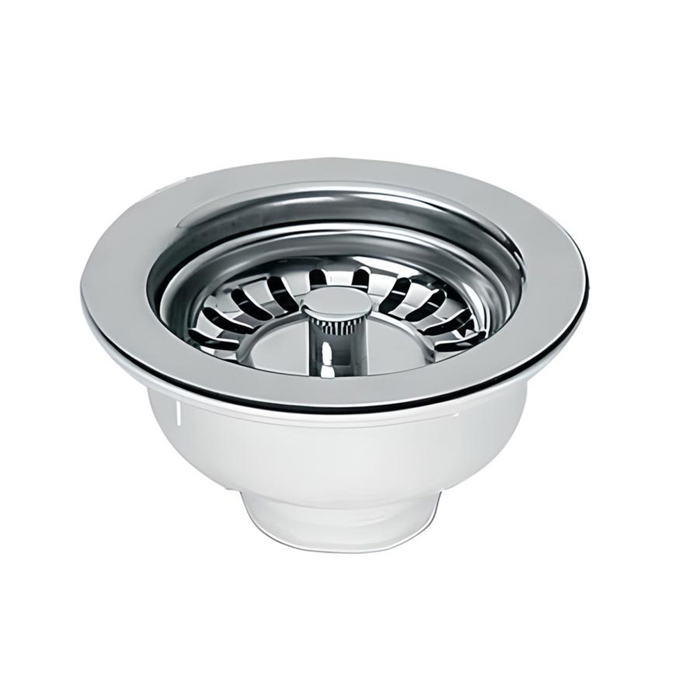 Spust zlewozmywakowy 6/4"x113 mm z sitkiem ze stali nierdzewnej McAlpine