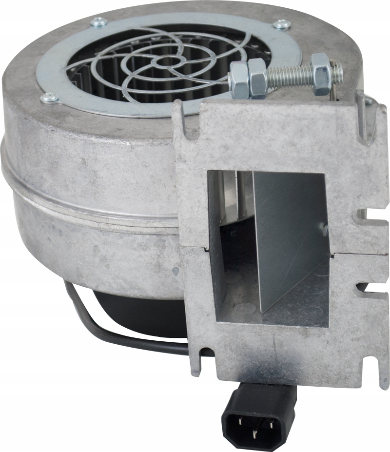 Aluminiowy wentylator nadmuchowy NWS-100 z klapką i kołnierzem montażowym