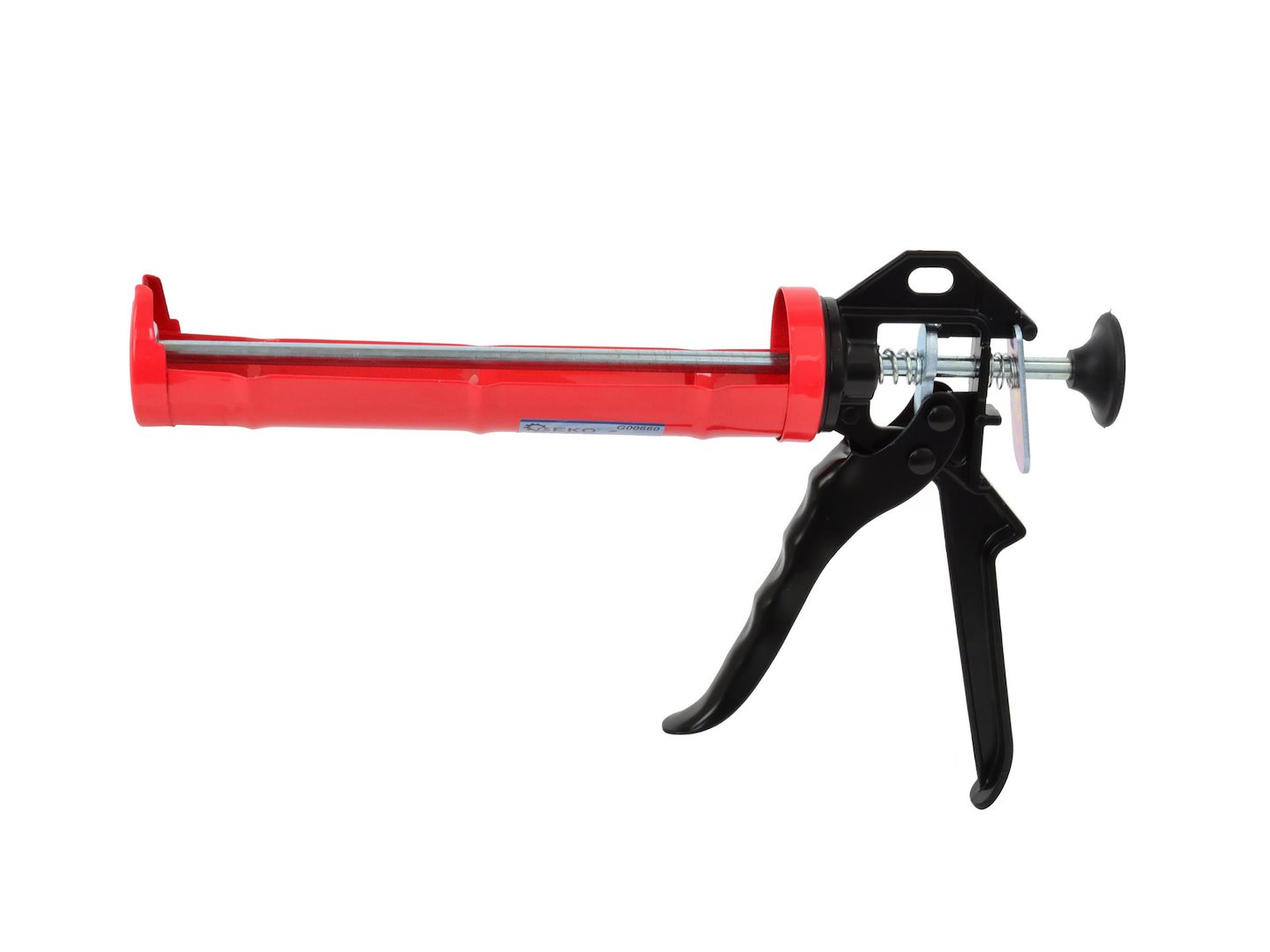 Pistolet wyciskacz do sylikonu i kleju w tubach aluminiowo-stalowy z obrotową stalową tubą