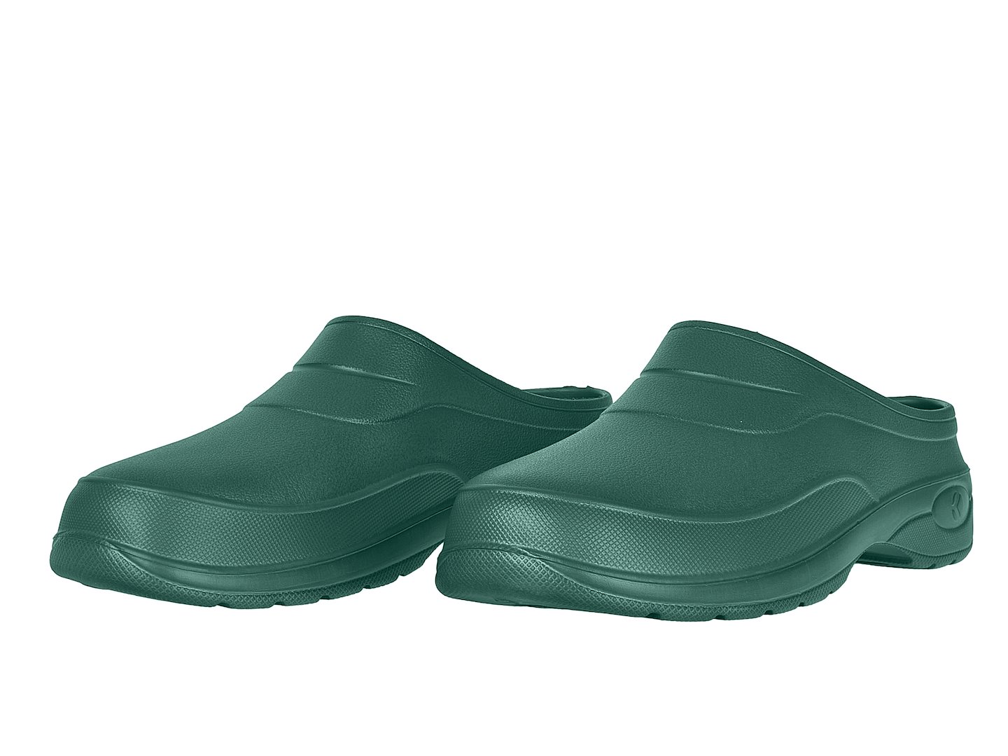 Zielone lekkie chodaki ogrodowe z pianki EVA, antypoślizgowa podeszwa, rozmiar 42