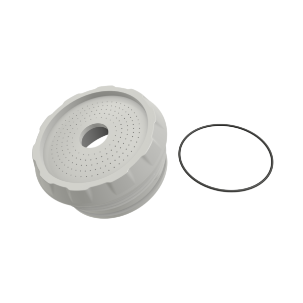 Sitko zraszacza wielofunkcyjnego ENERGO 55-512 z oringiem, biały element z otworami