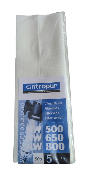 Biały filtr Cintropur NW500/650/800 50 mikronów, 5 sztuk w opakowaniu
