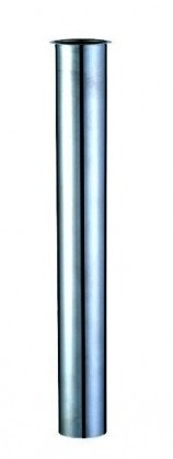 Chromowana mosiężna rura z kołnierzem 32 mm długości 250 mm