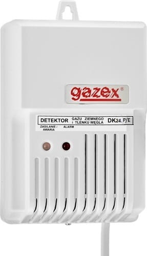 Detektor czadu i metanu DK-24.P/E z wyjściem stykowym Gazex