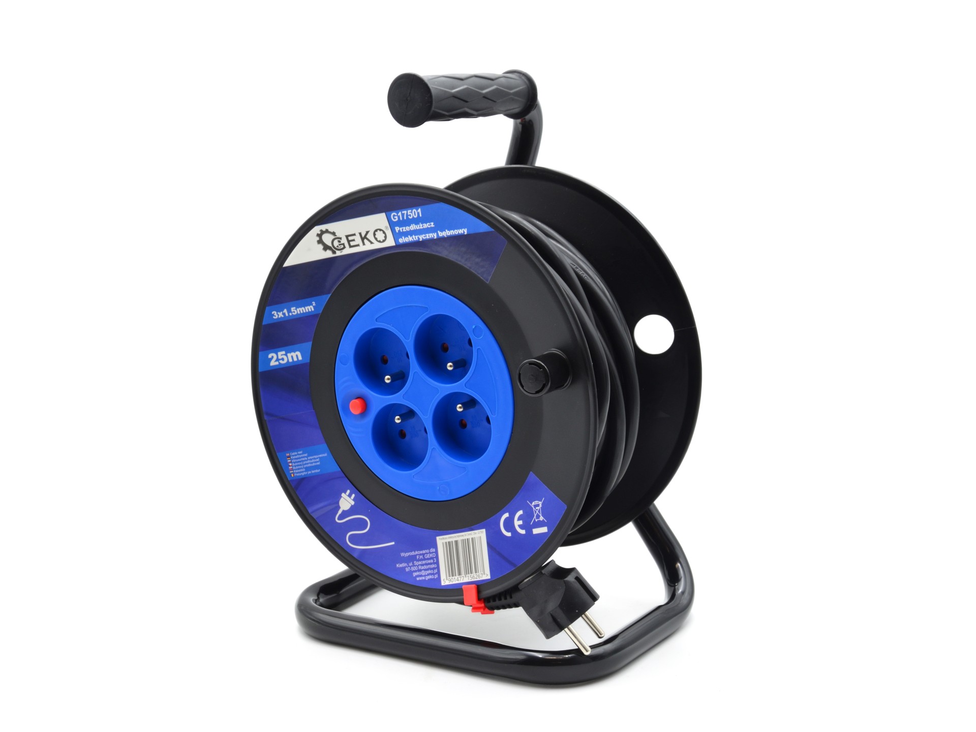 przedłżacz zwijacz bębnowy