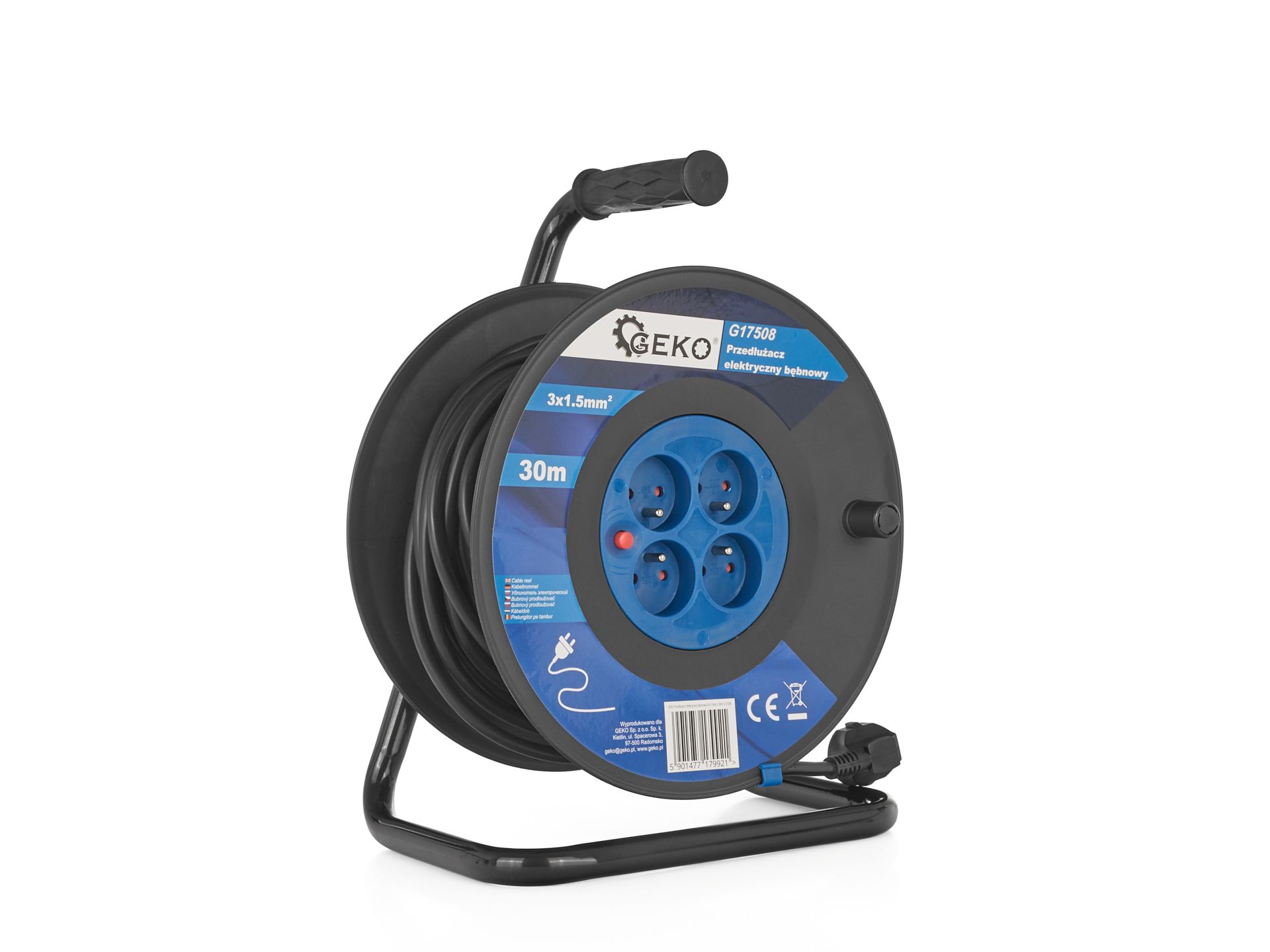 przedłżacz zwijacz bębnowy