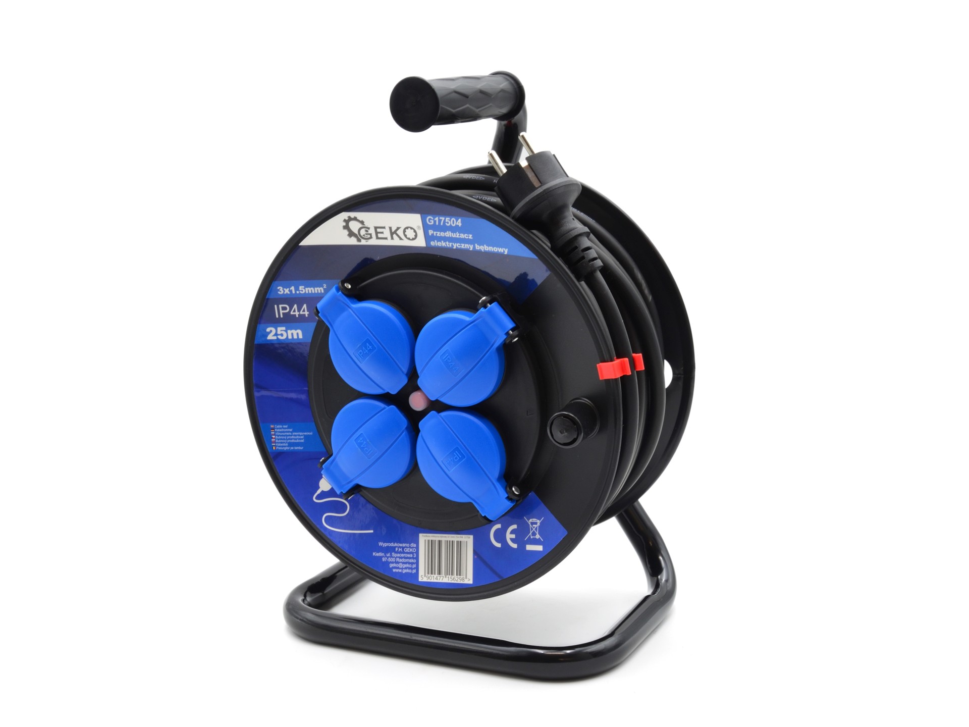 przedłżacz zwijacz bębnowy