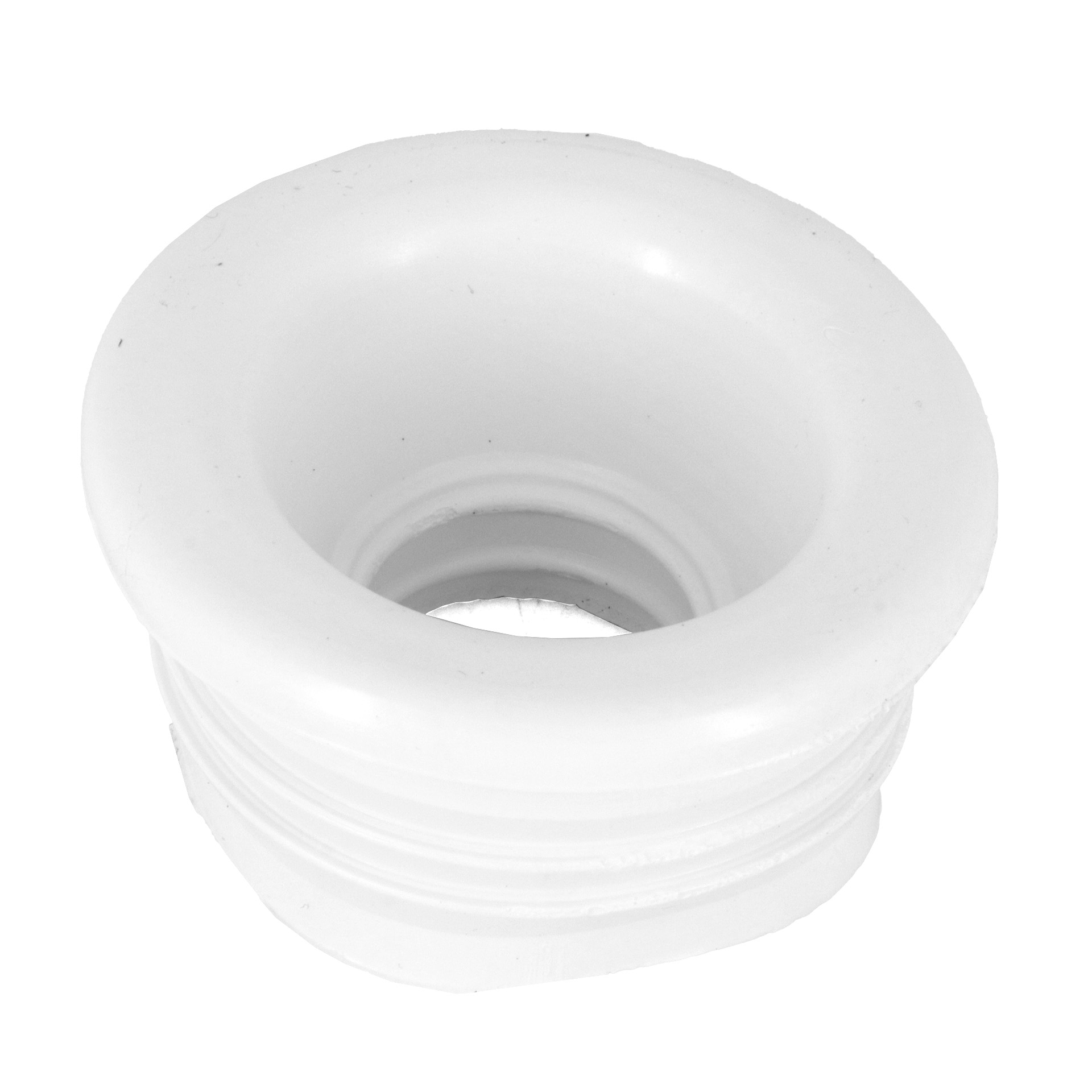 Biała gumowa uszczelka redukcyjna do kanalizacji 50 mm na 25 mm