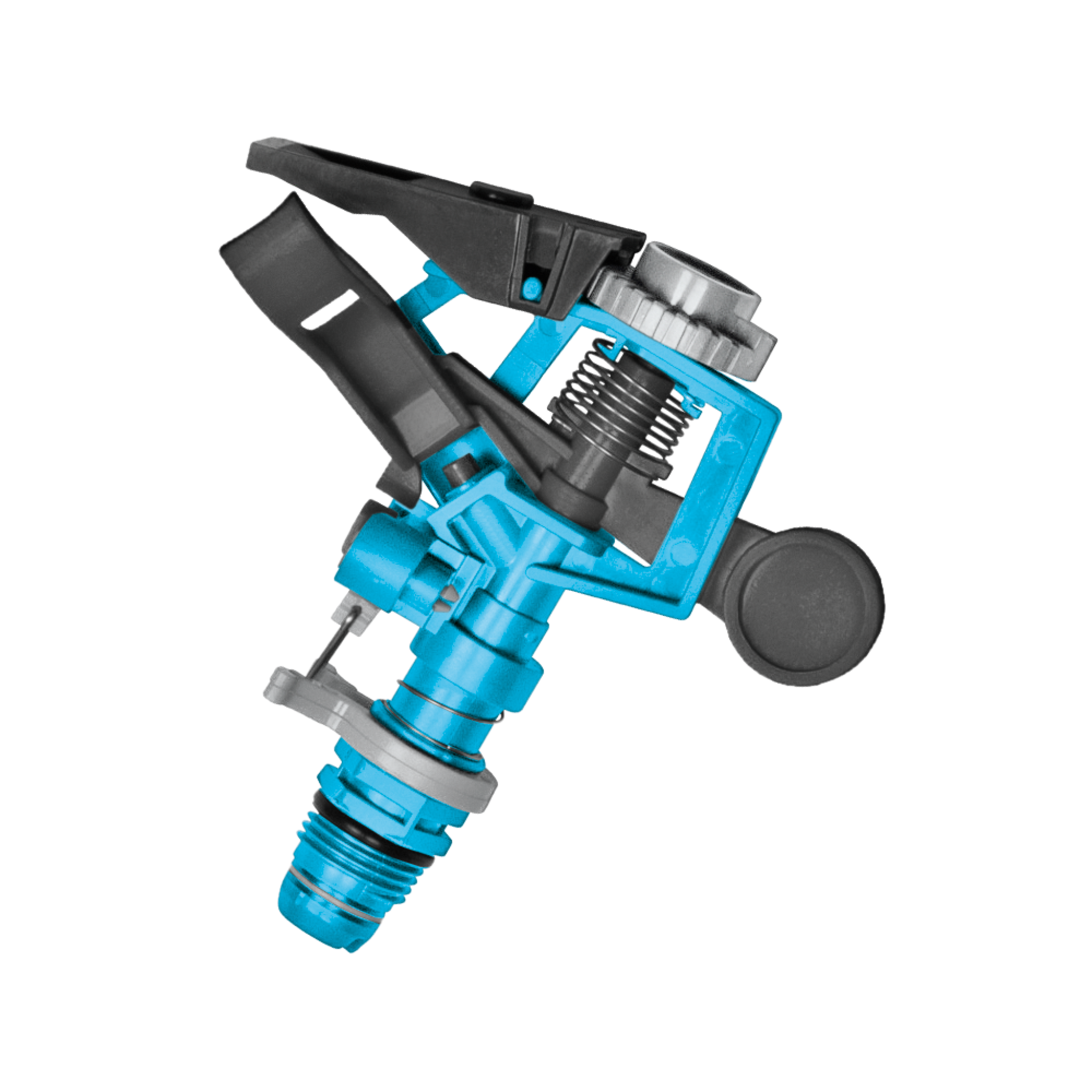 Głowica zraszacza pulsacyjnego Cellpro 52-306 niebiesko-czarna z regulacją sektora zraszania