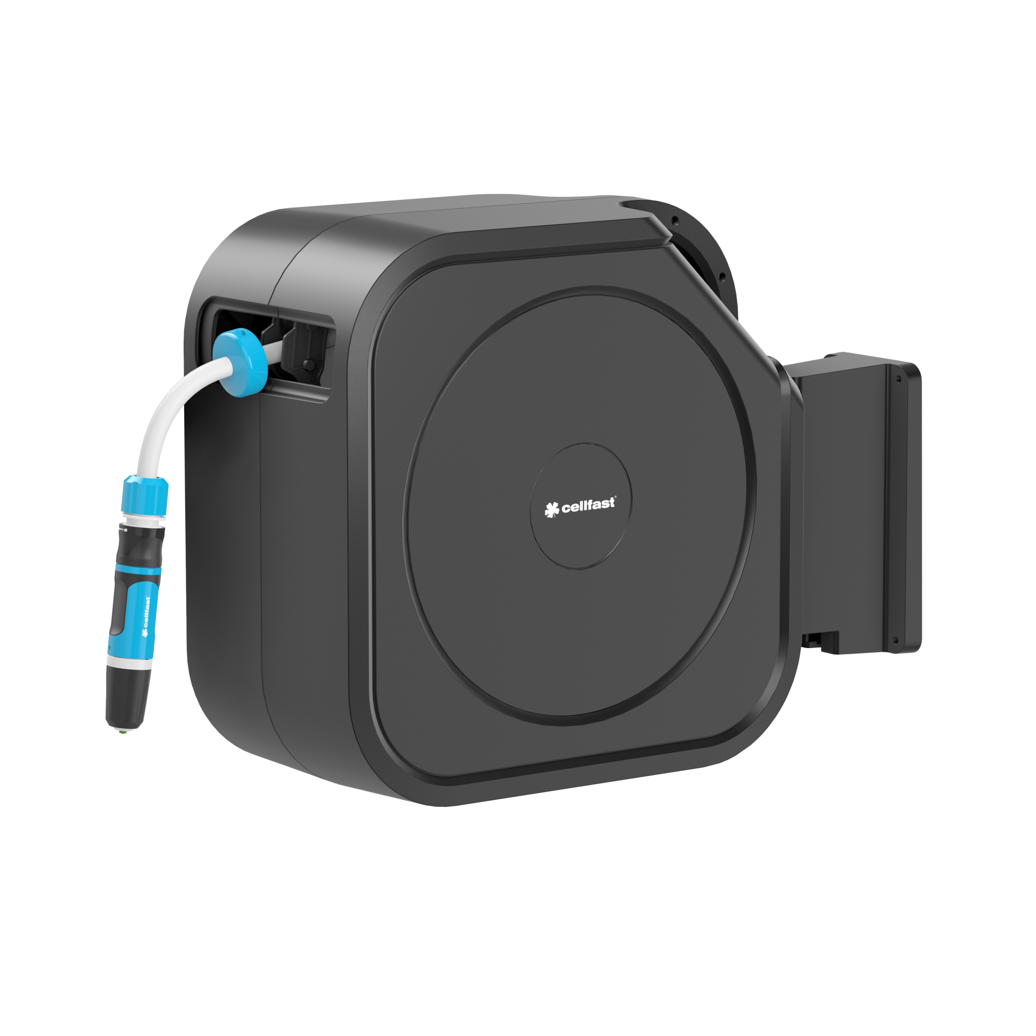 Automatyczny naścienny zwijacz węża ogrodowego Cellfast z uchwytem