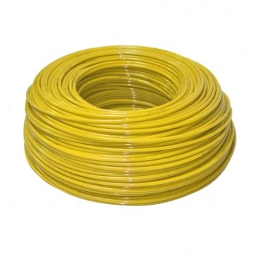 Żółty wężyk do filtrów w zwoju