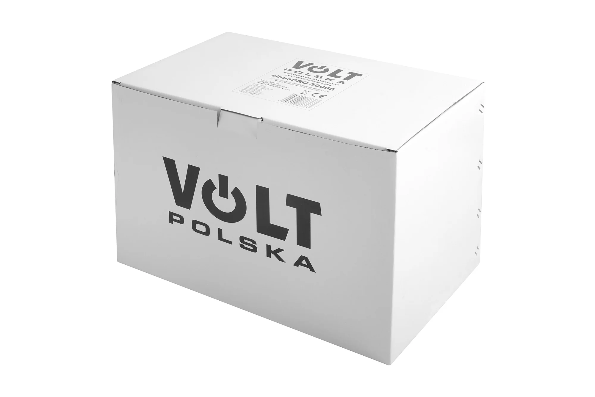 Białe pudełko VOLT POLSKA z logo